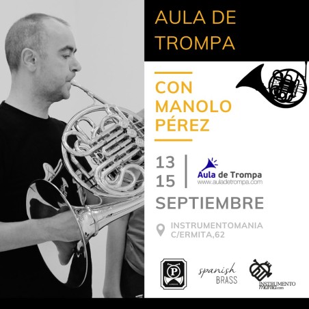 Aula de trompa con Manolo Pérez